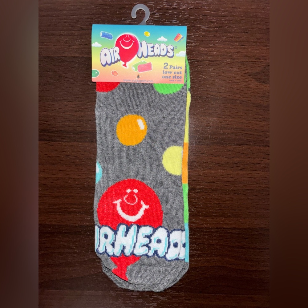 AIRHEADS NOVELTY LOW CUT SOCKS NWT MEN’S SHOE SIZE 8-12